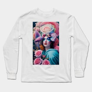 The Flamingos Lady Long Sleeve T-Shirt